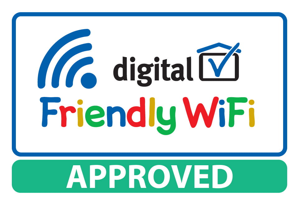 An infographic showing that TPExpress have digital friendly Wi-Fi
