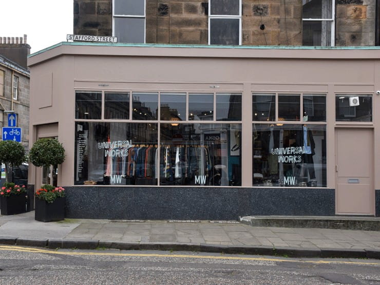 The outside of Frontiers man in Edinburgh