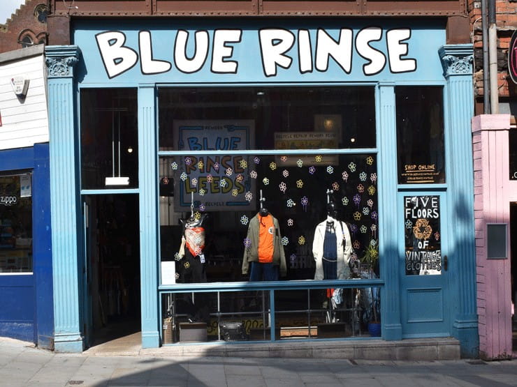 The outside of Blue Rinse in Leeds