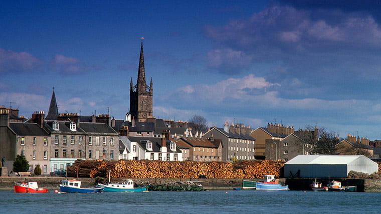 Montrose is a gorgeous coastal town that gives you a last hit of wild Scotland before hitting Aberdeen 
