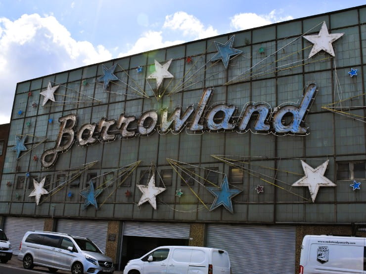 Barrowland in Glasgow on a sunny day