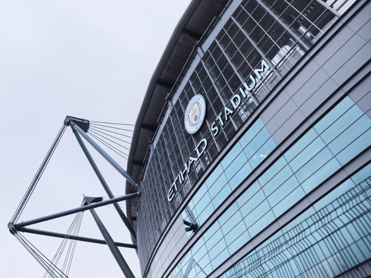 The Etihad Stadium in Manchester