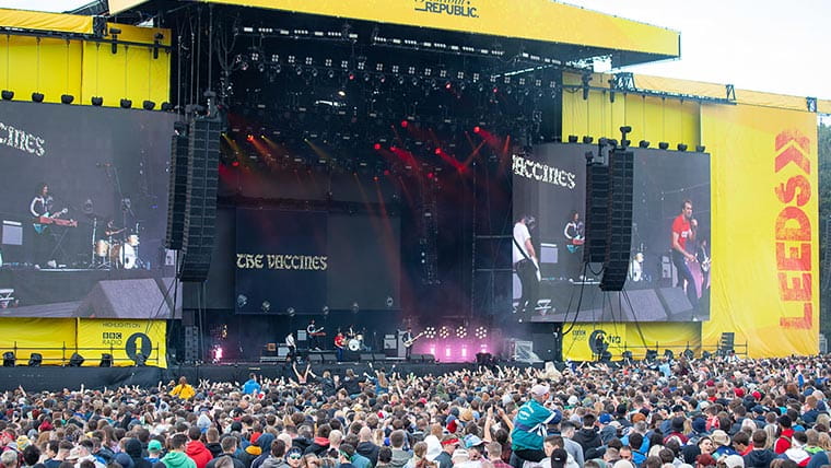 The Vaccines will be leading the festival's indie lineup alongside The 1975